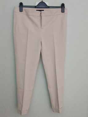 Saks Fifth Avenue Straight Leg Pants in Light Beige